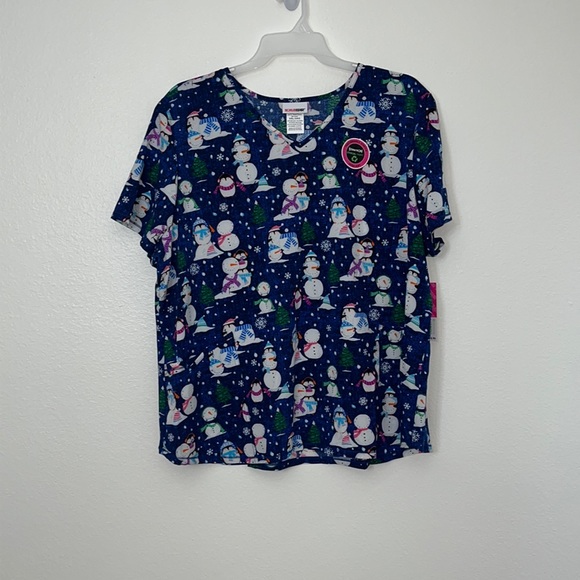 Scrubstar Tops Scrub Star Womens Penguin Playtime Nursing Scrubs